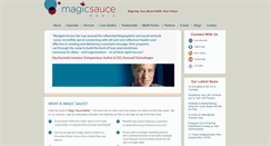Desktop Screenshot of magicsaucemedia.com
